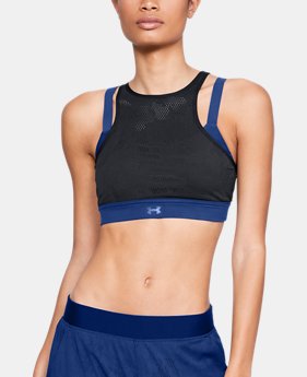 New Arrival Women's UA Vanish Mid Vent Sports Bra 4 Colors $70
