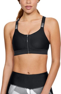 under armour zip bra