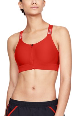 women's ua vanish high zip sports bra