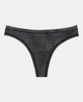 Women's UA Sheer Thong Patterned $12