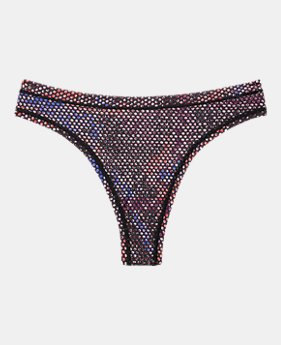 Women's UA Sheer Thong Patterned 1 Color $12