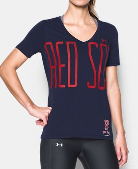 Women's Boston Red Sox Offshore V-Neck 1 Color $34.99