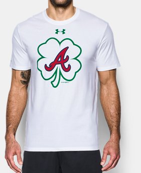 Men's Braves St Patty T-Shirt 1 Color $20.24