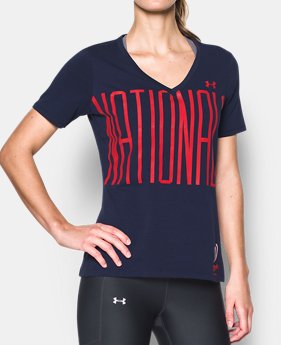 Women's Washington Nationals Offshore V-Neck 1 Color Available $26.24