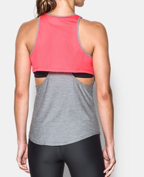 Women's UA Flashy Faux 2-in-1 Tank 2 Colors $34.99