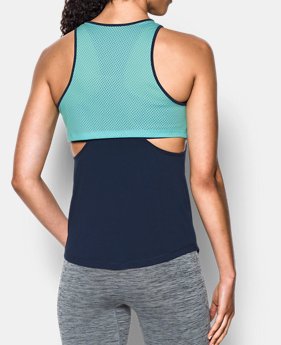 Women's UA Flashy Faux 2-in-1 Tank 1 Color $34.99