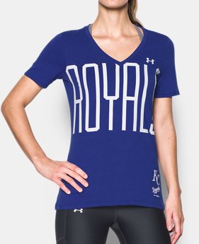 Women's Kansas City Royals Offshore V-Neck 1 Color $34.99