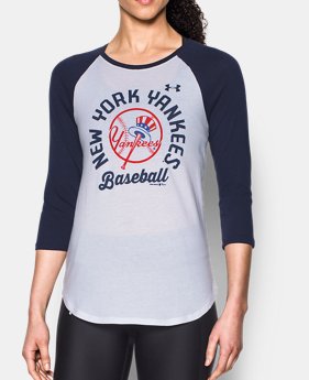 Women's New York Yankees ¾ Sleeve T-Shirt 1 Color $34.99