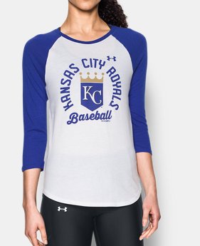 Women's Kansas City Royals ¾ Sleeve T-Shirt 1 Color $34.99