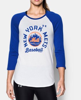 Women's New York Mets ¾ Sleeve T-Shirt 1 Color $34.99