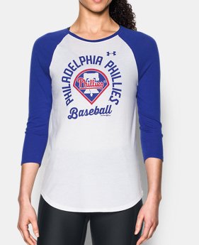 Women's Philadelphia Phillies ¾ Sleeve T-Shirt 1 Color $34.99