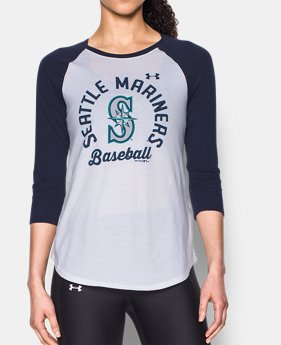 Women's Seattle Mariners ¾ Sleeve T-Shirt 1 Color Available $26.24