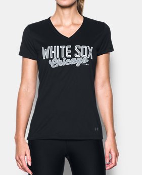 Women's Chicago White Sox UA Tech™ V-Neck T-Shirt 1 Color $34.99