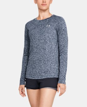 Women's UA Tech™ Twist Crew Long Sleeve 1 Color Available $29.99