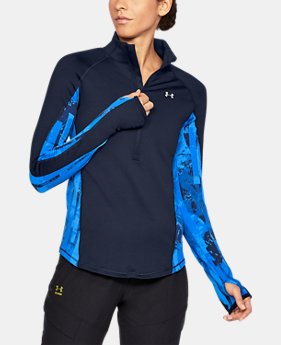 Women's ColdGear® Armour Printed ½ Zip 2 Colors Available $41.99 to $52.99