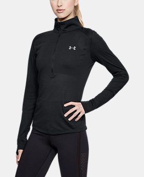 Women's UA Threadborne™ ½ Zip 2 Colors $59.99