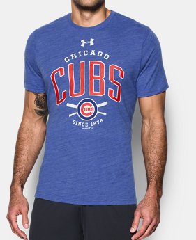 Men's Chicago Cubs Tri-Blend T-Shirt 1 Color Available $34.99