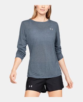 Women's UA Threadborne™ Twist Long Sleeve Crew 4 Colors Available $34.99