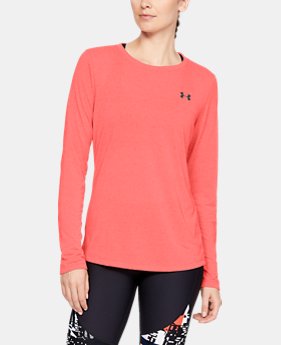 Women's UA Threadborne™ Twist Long Sleeve Crew 3 Colors Available $40