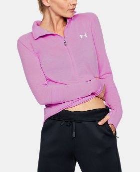 Women's UA Threadborne™ Twist ½ Zip 1 Color Available $29.99 to $37.49