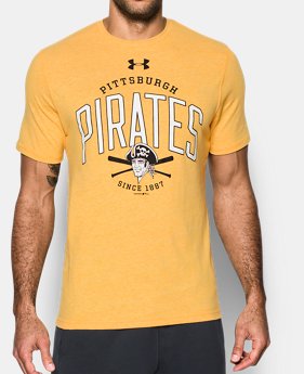 Best Seller Men's Pittsburgh Pirates Tri-Blend T-Shirt 1 Color $34.99