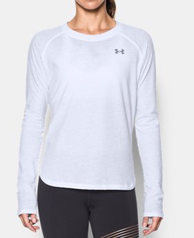 Women's UA Charged Cotton® Tri-Blend Long Sleeve 1 Color $34.99