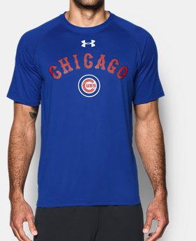 Men's Chicago Cubs UA Techâ„¢ T-Shirt 1 Color $34.99