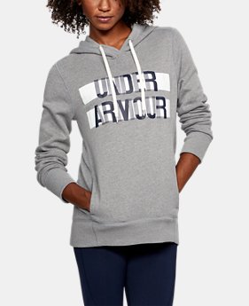 Women's UA Favorite Fleece Wordmark Hoodie 3 Colors Available $38.99