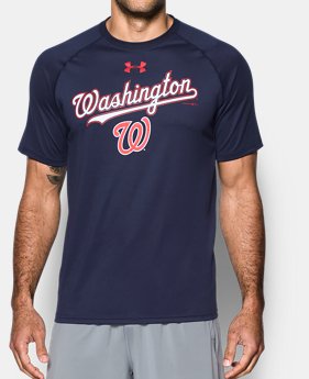Men's Washington Nationals UA Tech™ T-Shirt 1 Color $34.99