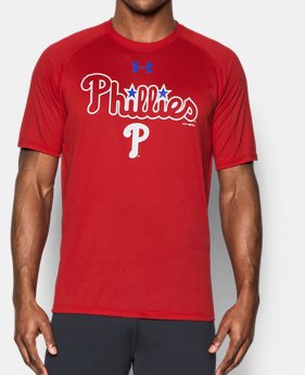 Men's Philadelphia Phillies UA Tech™ T-Shirt 1 Color Available $34.99