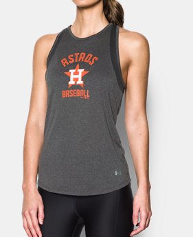 Women's Houston Astros UA Tech™ Mesh Tank 1 Color Available $32.99
