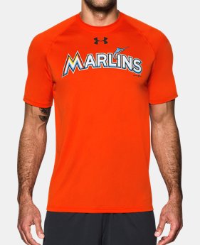 Men's Miami Marlins UA Tech™ T-Shirt 1 Color $34.99