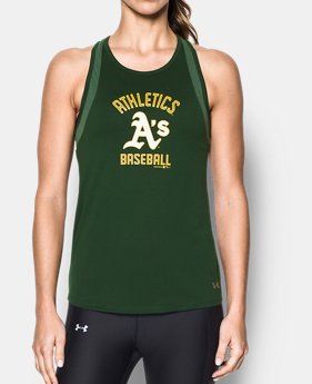 Women's Oakland Athletics UA Tech™ Mesh Tank 1 Color $32.99