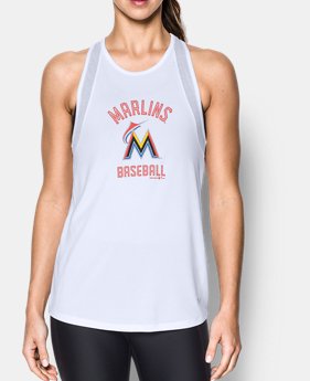 Women's Miami Marlins UA Tech™ Mesh Tank 1 Color $32.99