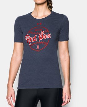Women's Boston Red Sox UA Charged Cotton® Tri-Blend T-Shirt 1 Color Available $34.99
