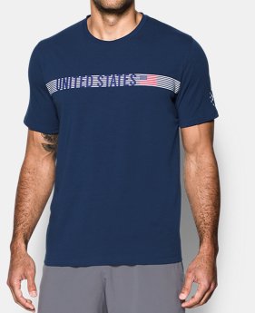 Men's UA Freedom USA Chest T-Shirt 2 Colors $24.99