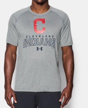 Best Seller Men's Cleveland Indians UA Techâ„¢ T-Shirt 1 Color $34.99