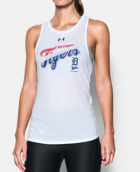 Women's Detroit Tigers Cutout Tank 1 Color $29.99