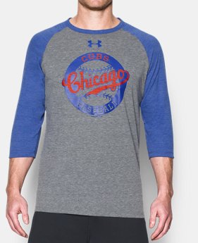 Men's Chicago Cubs ¾ Sleeve T-Shirt 1 Color Available $39.99