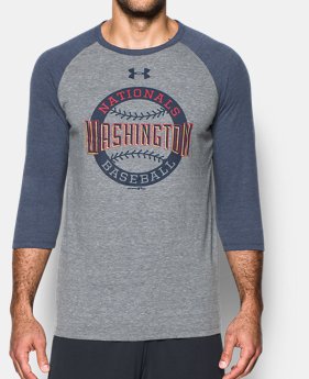 Men's Nationals ¾ Sleeve T-Shirt 1 Color Available $39.99