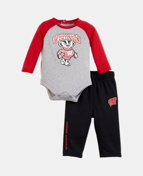 Boys' Newborn Wisconsin UA Pants Set 1 Color $23.24