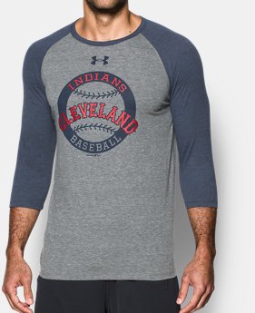 Men's Cleveland Indians ¾ Sleeve T-Shirt 1 Color $39.99