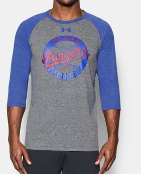 Men's Texas Rangers ¾ Sleeve T-Shirt 1 Color Available $39.99