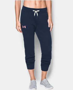 Women's UA Favorite Fleece Wordmark Graphic Pants 3 Colors Available $29.99