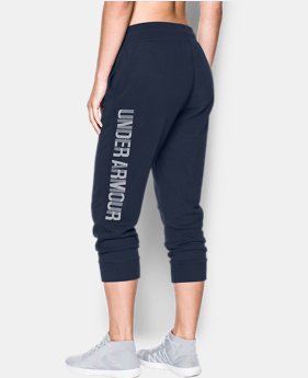 Women's UA Favorite Fleece Capri Wordmark Graphic 1 Color $26.99 to $33.99