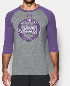 Men's Colorado Rockies ¾ Sleeve T-Shirt 1 Color $39.99