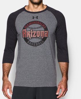 Men's Arizona Diamondbacks ¾ Sleeve T-Shirt 1 Color Available $39.99