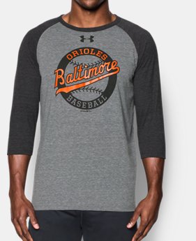 Men's Baltimore Orioles ¾ Sleeve T-Shirt 1 Color $39.99