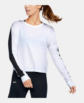 Women's UA Favorite Mesh Graphic Long Sleeve 1 Color $29.99
