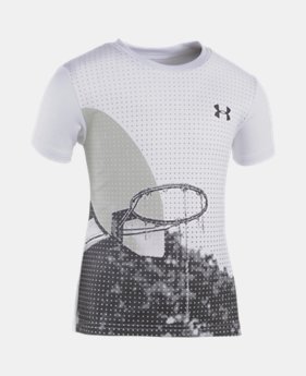 Boys' Pre-School UA Basketball Hoop Short Sleeve T-Shirt 1 Color $10.49